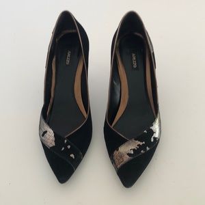 High heel shoes